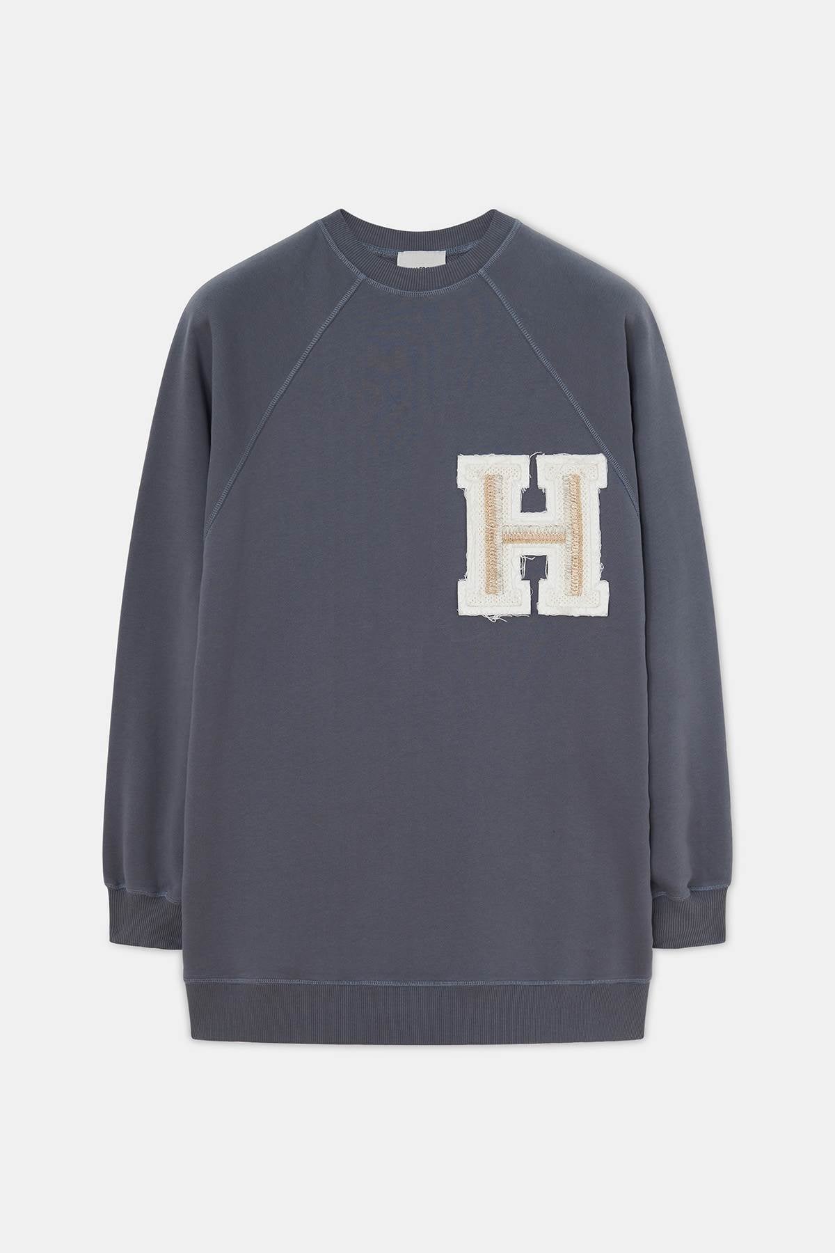 HALFBOY 売れ筋商品|||ハーフボーイ パーカー・スウェットシャツ アウター レディース Sweatshirts Grey SWEATSHIRTS – HALFBOY