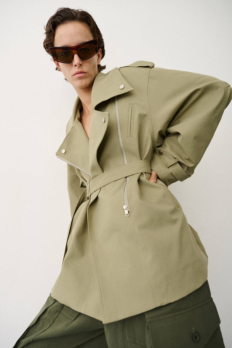 ohotoro　Lyon Half Trench Coat CHIODO TRENCH – HALFBOY