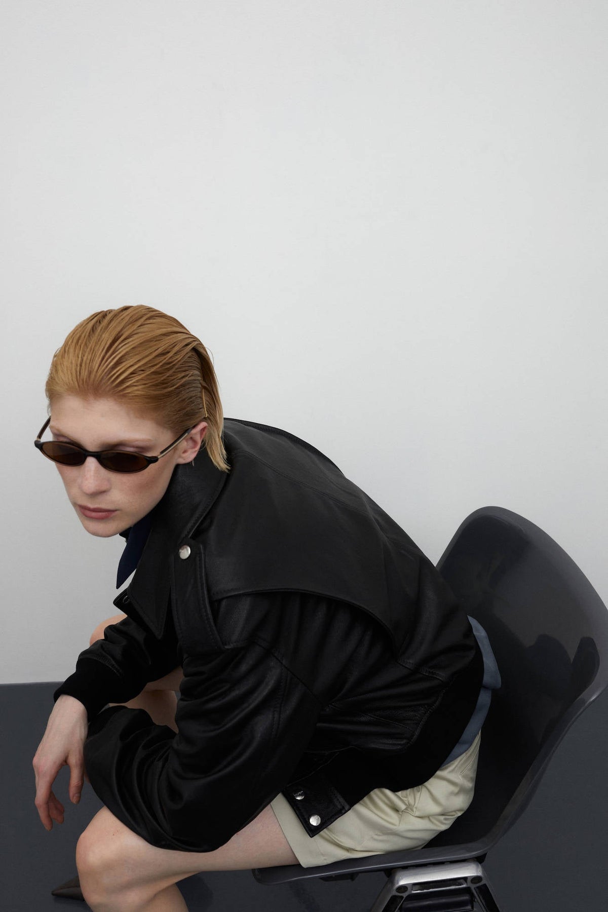 ジャケット HALFBOY Jackets HALFBOY - LEATHER PARKA