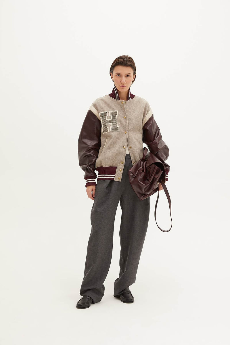 BOMBER VARSITY - HALFBOY - MONTONE