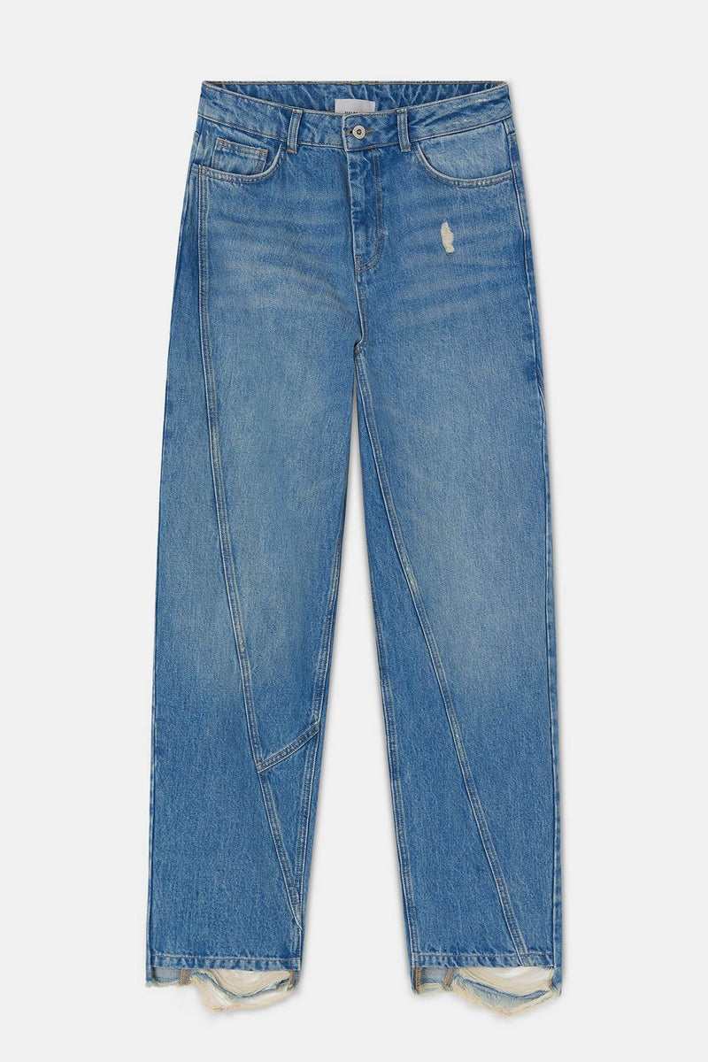 BOYFRIEND JEANS - HALFBOY - DENIM