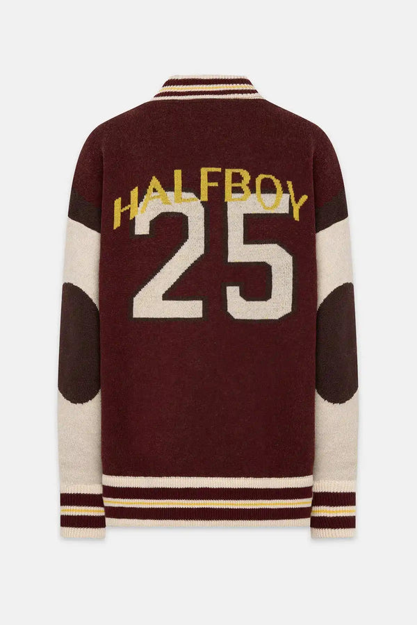 COLLEGE BOMBER - HALFBOY - KNIT CARDIGAN