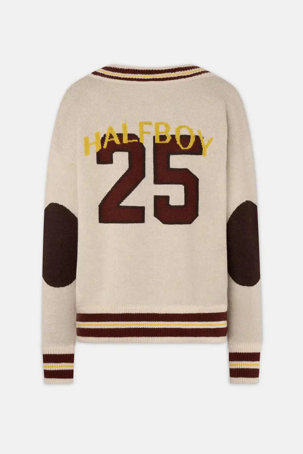 COLLEGE V - NECK - HALFBOY - KNIT V - NECK
