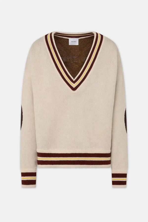COLLEGE V - NECK - HALFBOY - KNIT V - NECK