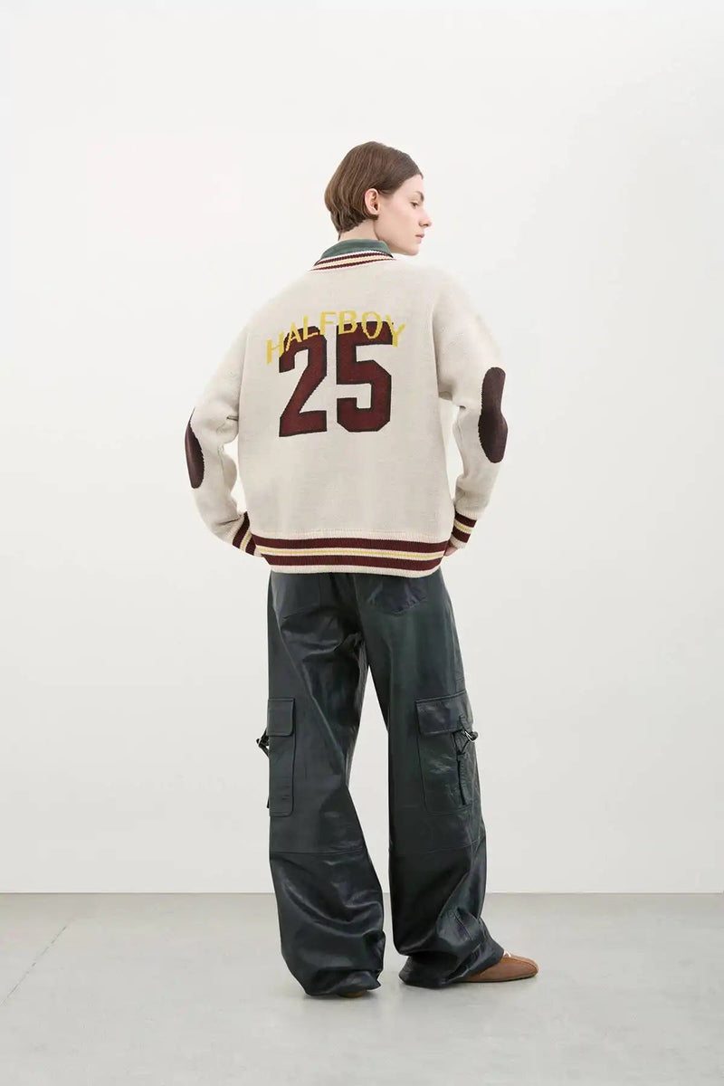 COLLEGE V - NECK - HALFBOY - KNIT V - NECK