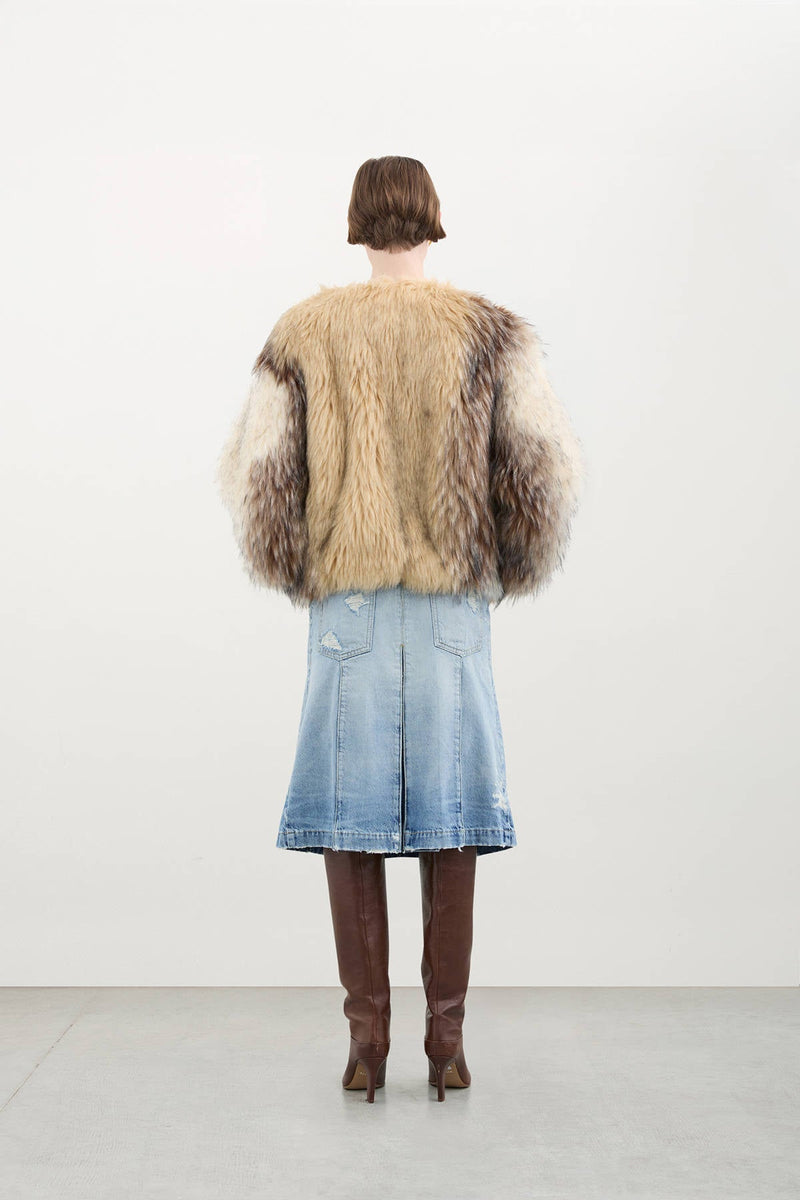 HALFBOY - FAUX-FUR BOMBER