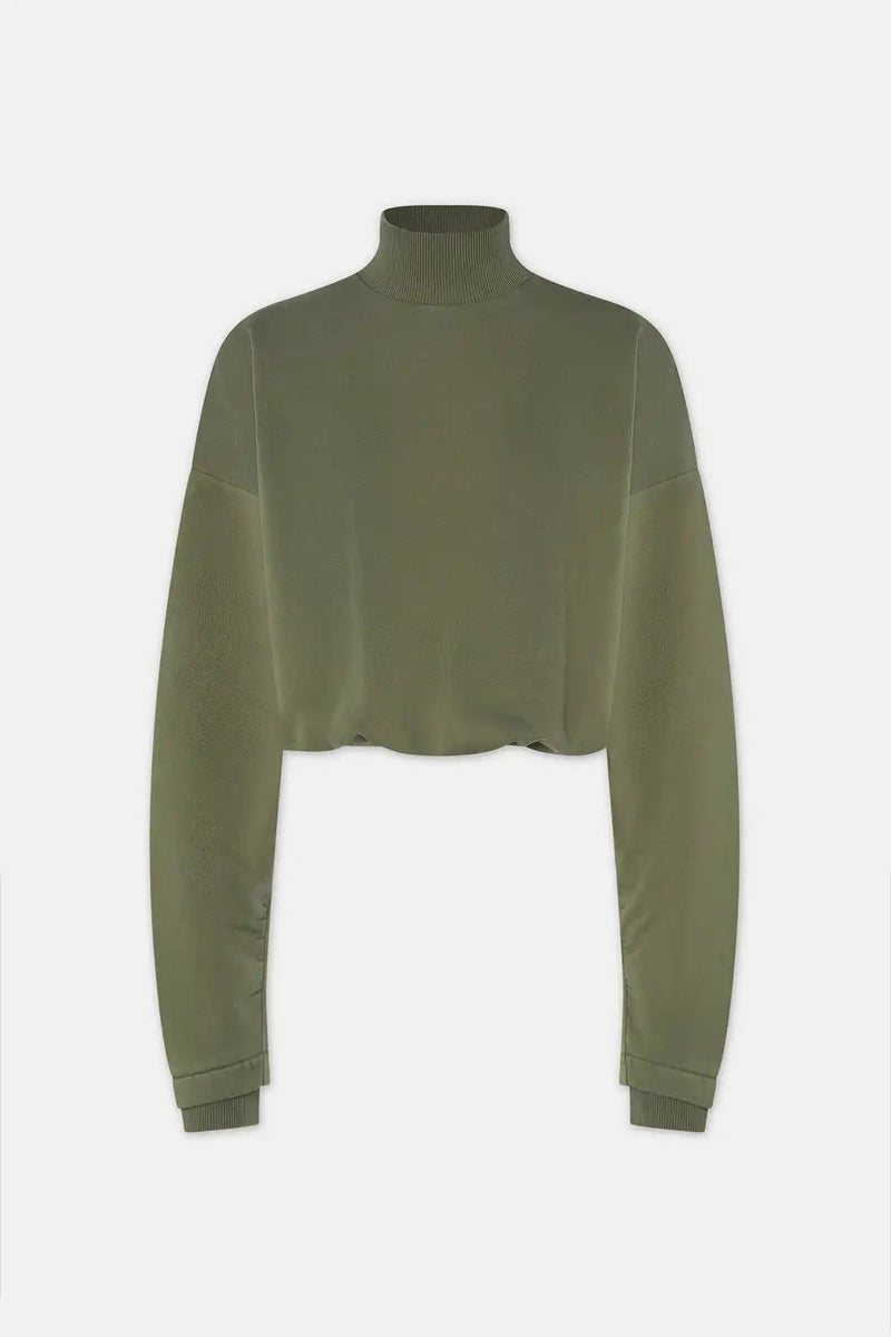 HIGH NECK SWEATSHIRT - HALFBOY - SWEATSHIRT