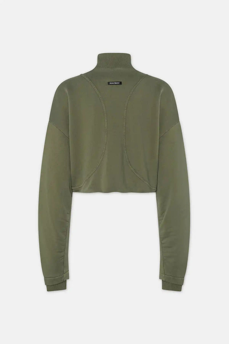 HIGH NECK SWEATSHIRT - HALFBOY - SWEATSHIRT
