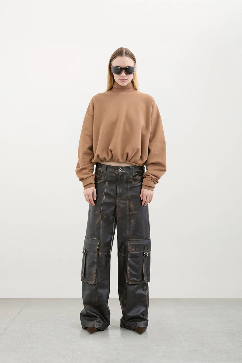 HIGH NECK SWEATSHIRT - HALFBOY - SWEATSHIRT