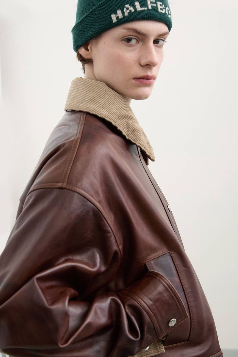 LEATHER PARKA - HALFBOY - LEATHER JACKET