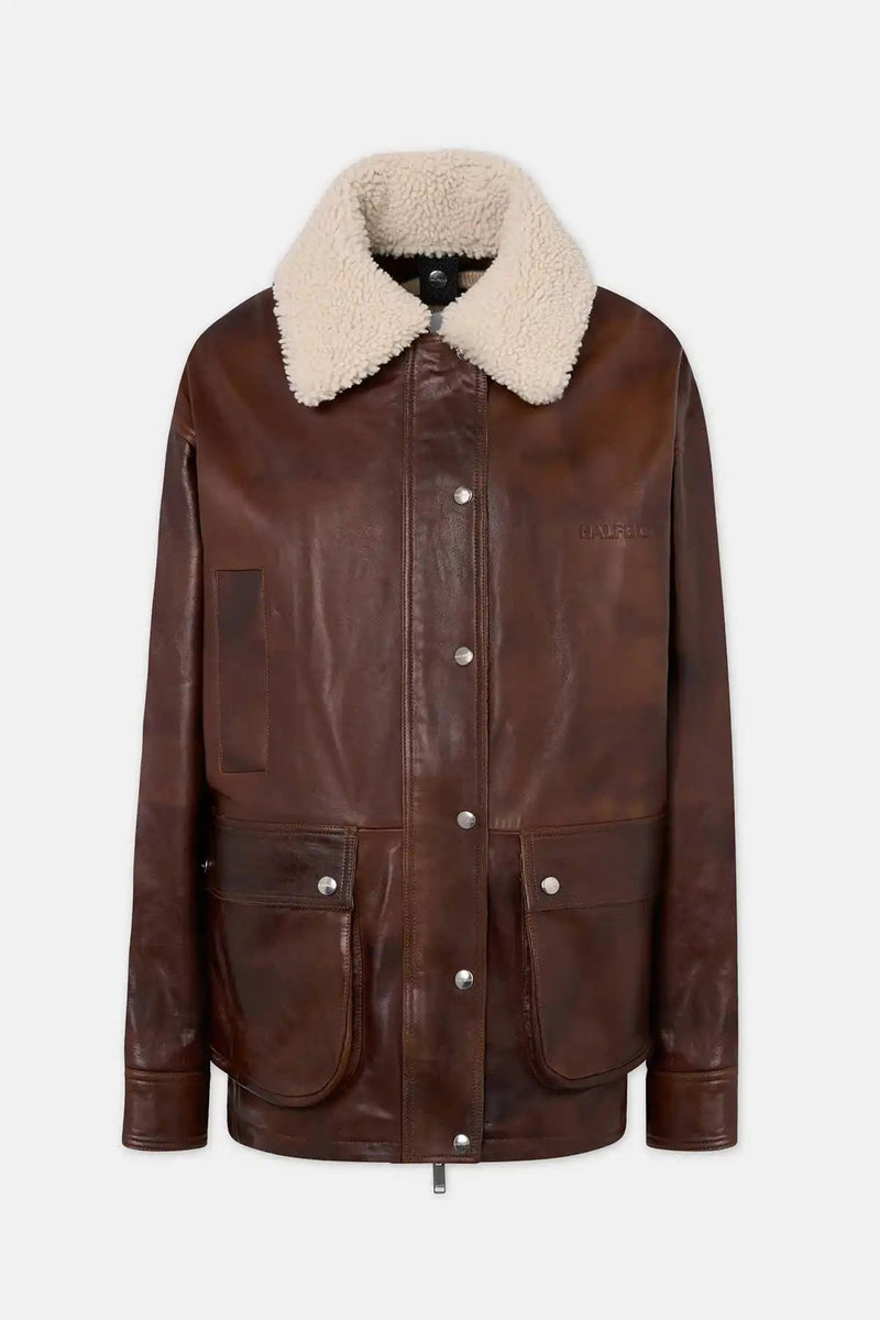 LEATHER PARKA - HALFBOY - LEATHER JACKET