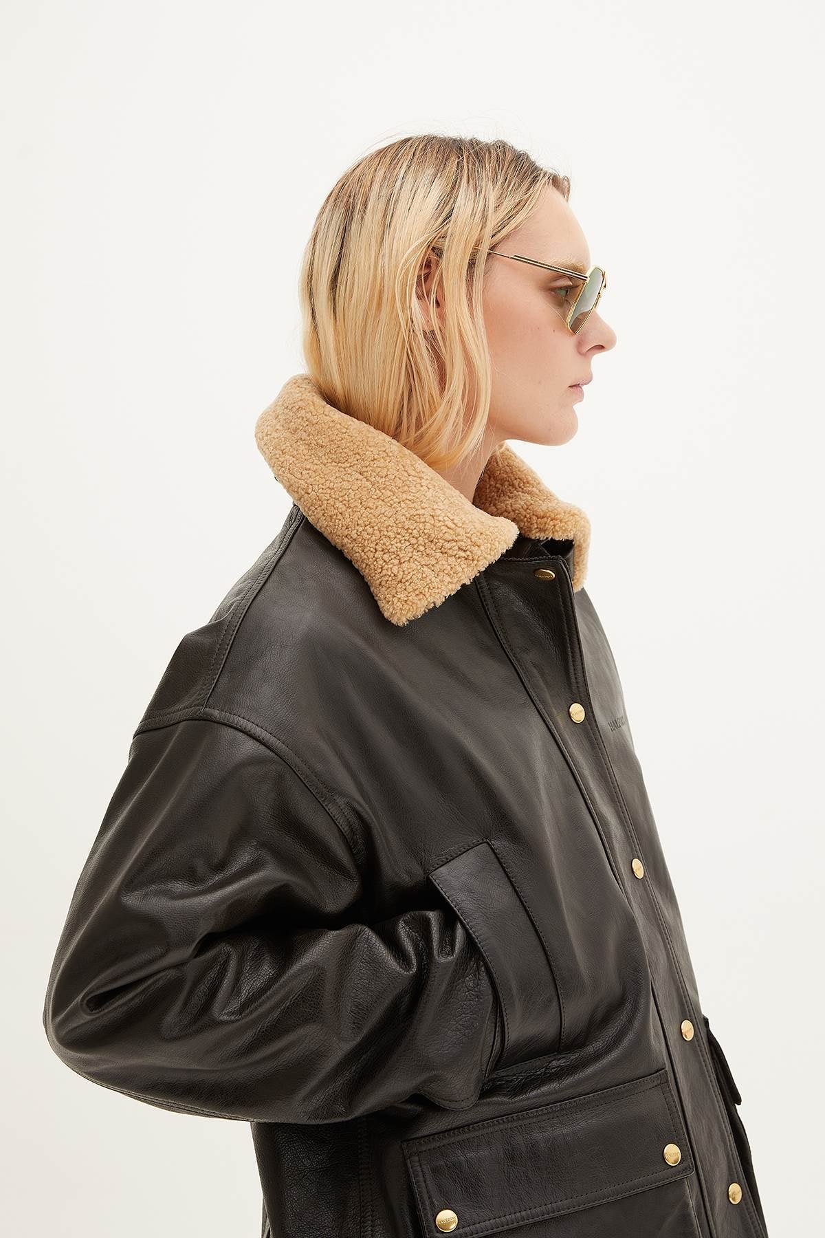 ブルゾン Halfboy Biege Parka With Drawstring Waist Halfboy drawstring-waist Parka Jacket | Neutrals | FARFETCH