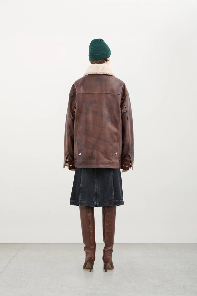 LEATHER PARKA - HALFBOY - LEATHER JACKET