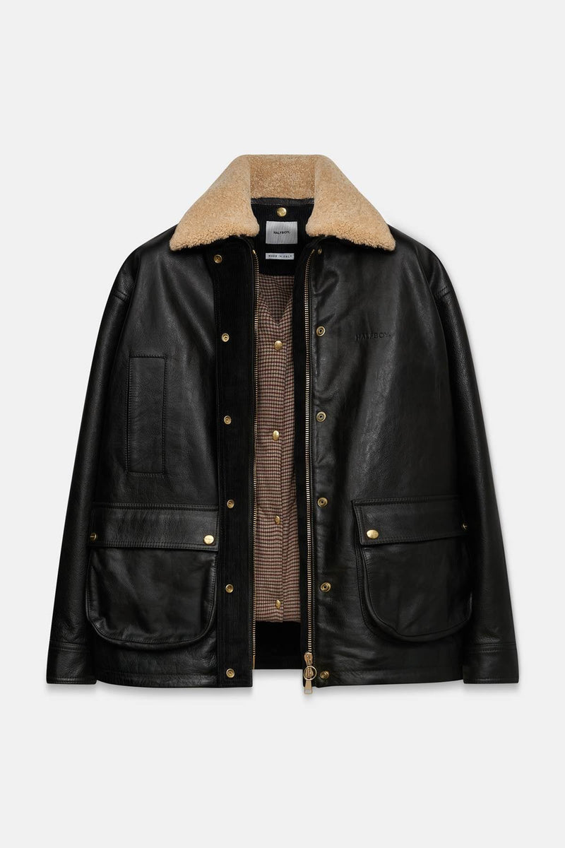 LEATHER PARKA - HALFBOY - LEATHER JACKET