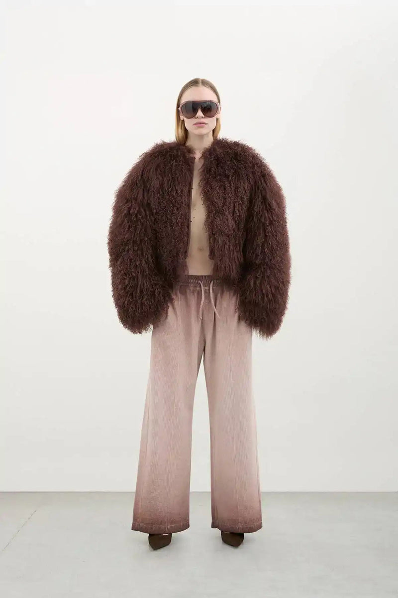 MONGOLIA BOMBER - HALFBOY - LEATHER BOMBER
