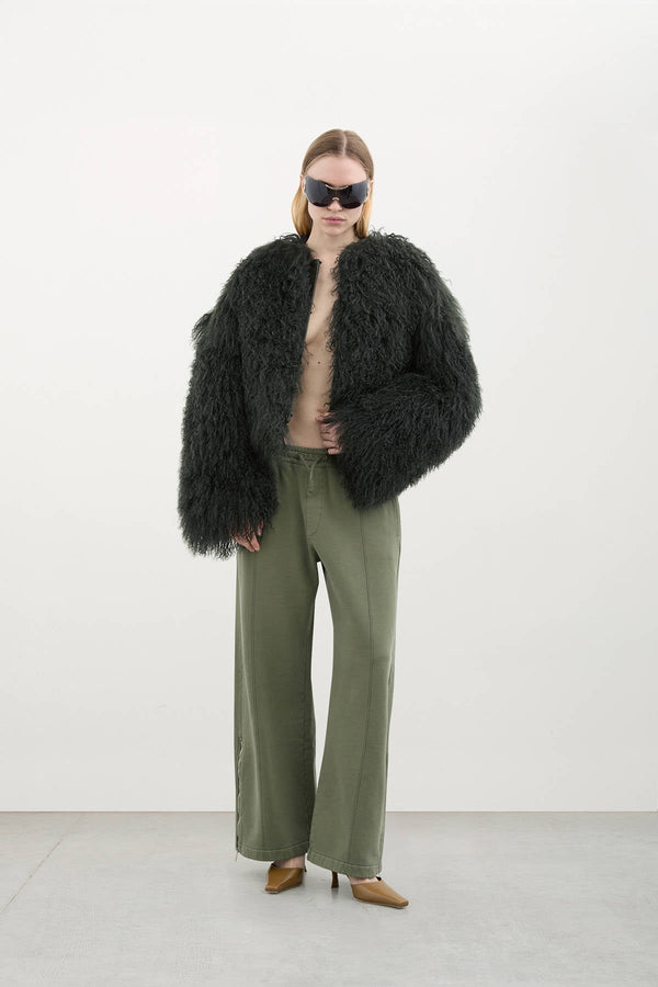 MONGOLIA BOMBER - HALFBOY - LEATHER BOMBER