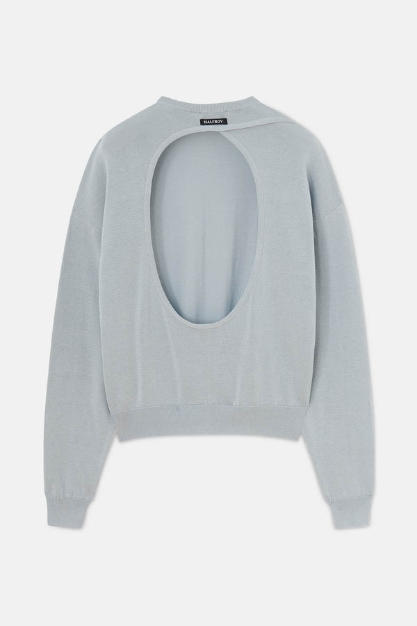 OBLO CREWNECK - HALFBOY - KNIT ROUND NECK