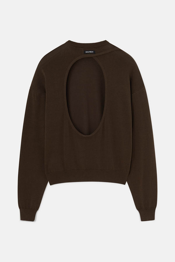 OBLO CREWNECK - HALFBOY - KNIT ROUND NECK