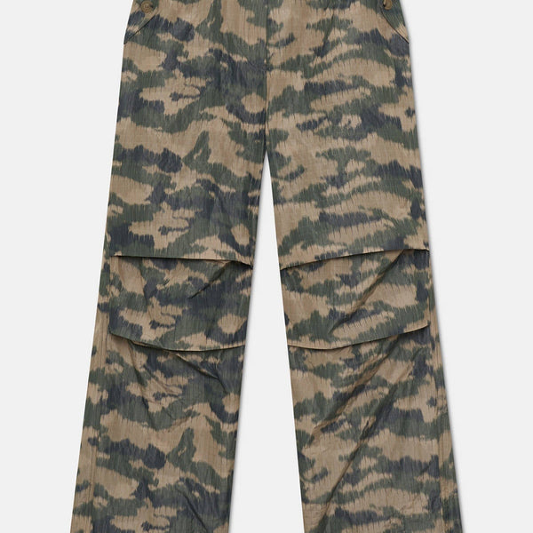 パンツ RADIANT parachute camouflage cargo pants Womens Fashion Women Camo Cargo Pants Y2K High Waist Baggy