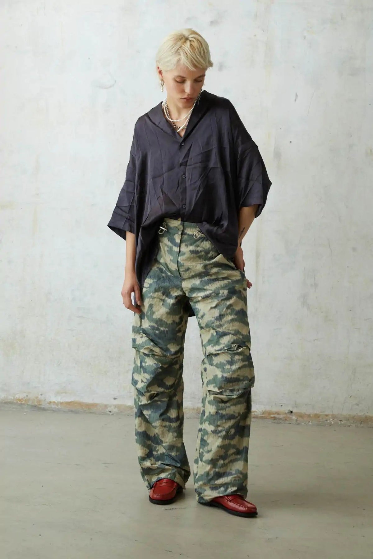 パンツ RADIANT parachute camouflage cargo pants パンツ RADIANT parachute camouflage cargo pants Camo Cargo