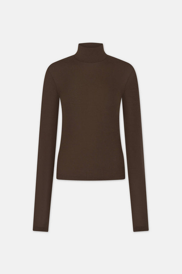 TURTLE NECK TOP - HALFBOY - T - SHIRT L/S