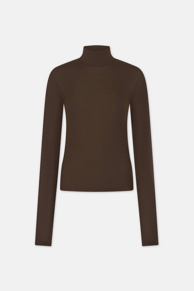 TURTLE NECK TOP - HALFBOY - T - SHIRT L/S