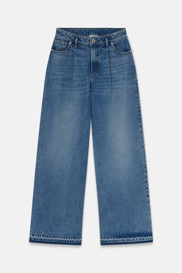 WIDE JEANS - HALFBOY - DENIM PANTS