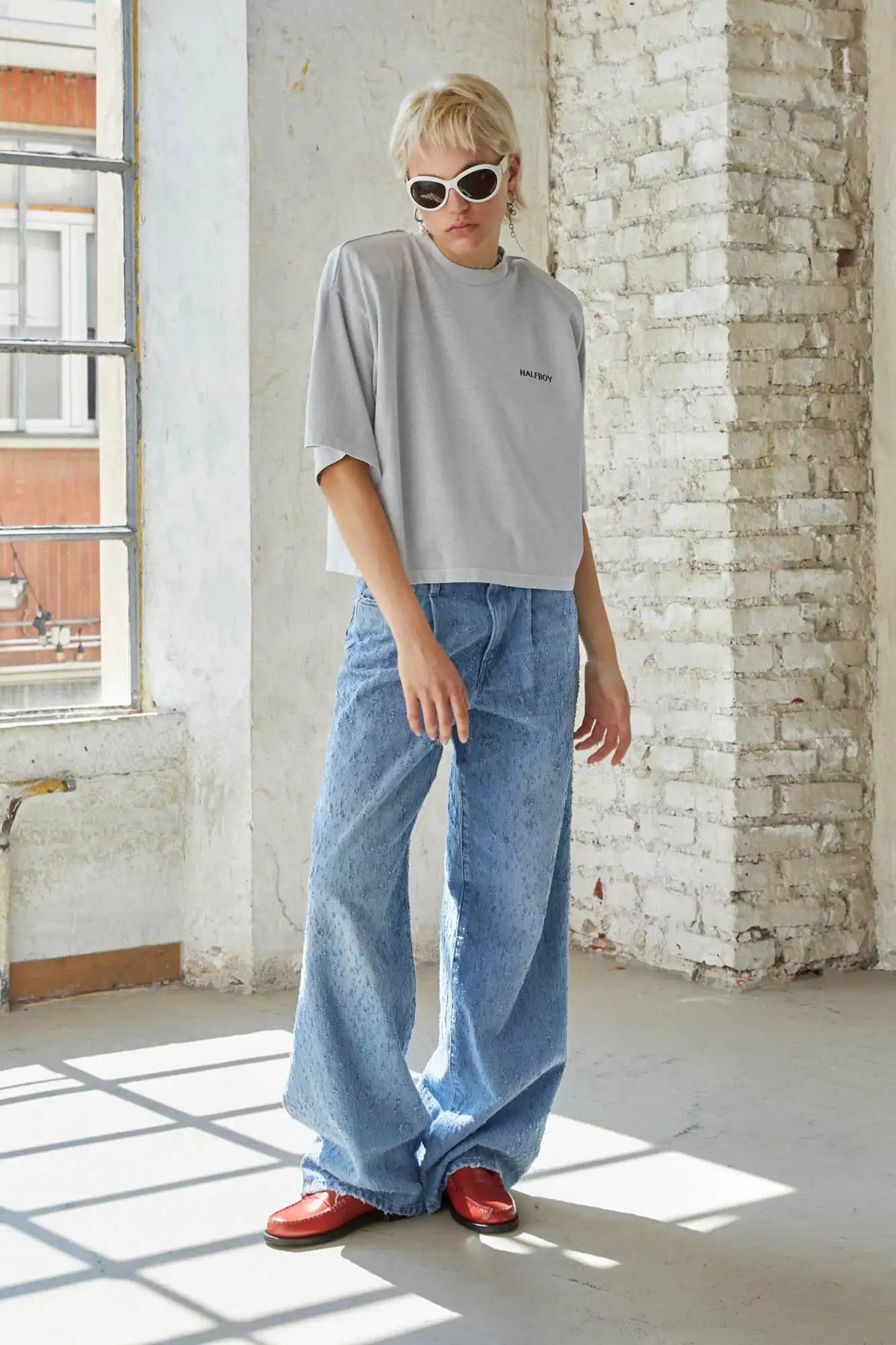 パンツ nowos DENIM WIDE PANTS nowos/DENIM PANTS(INDIGO)