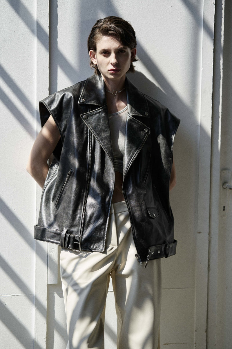 BIKER VEST - HALFBOY - Jacket