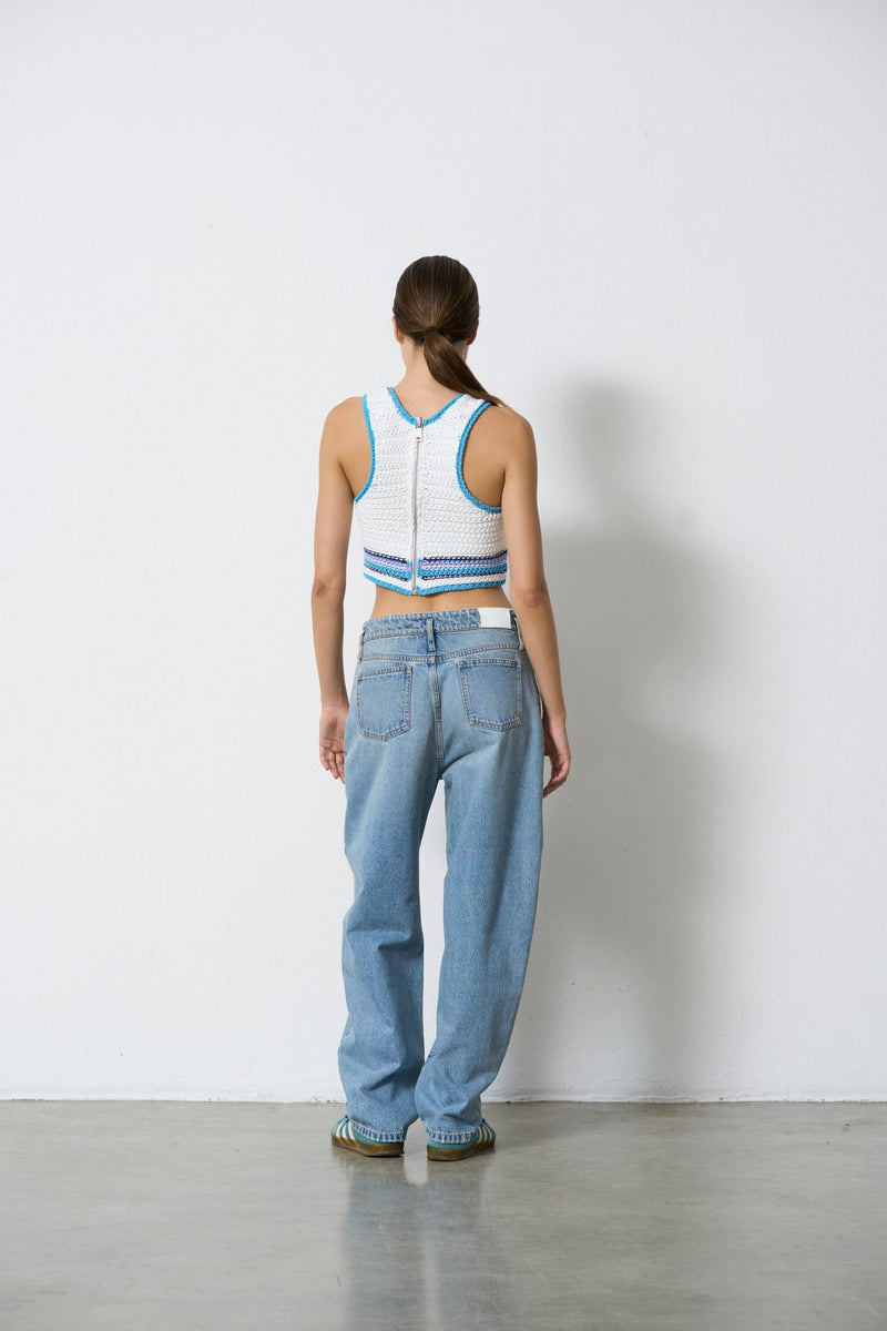 BOYFRIEND JEANS - HALFBOY - Jeans