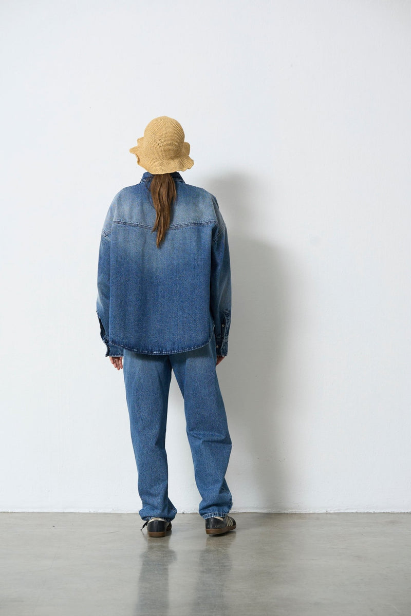 DENIM SHIRT - HALFBOY - Shirt