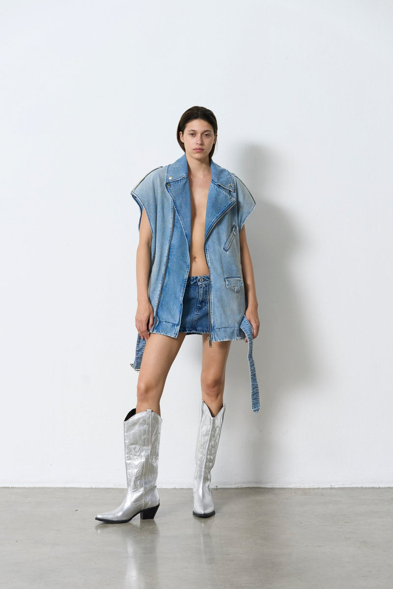 DENIM VEST - HALFBOY - Jacket