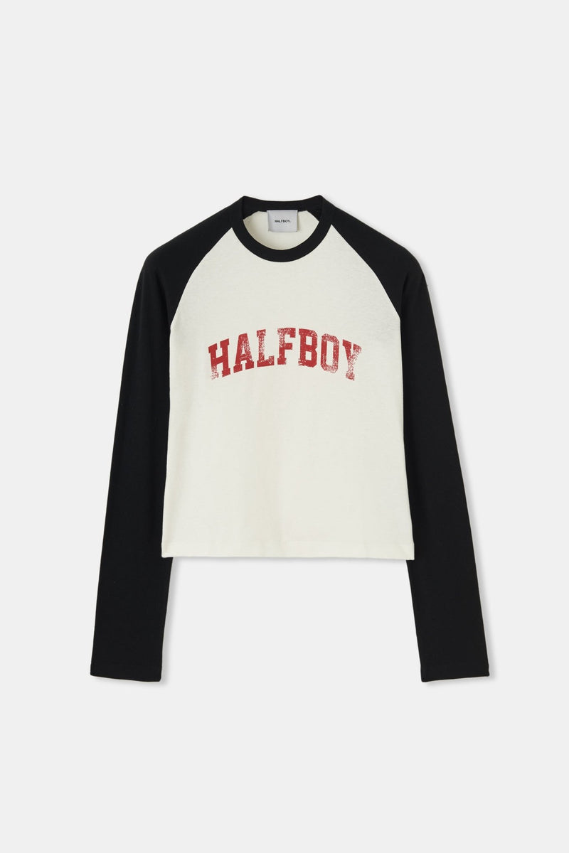 LONGSLEEVE BICOLOR T-SHIRT - HALFBOY - T-shirt