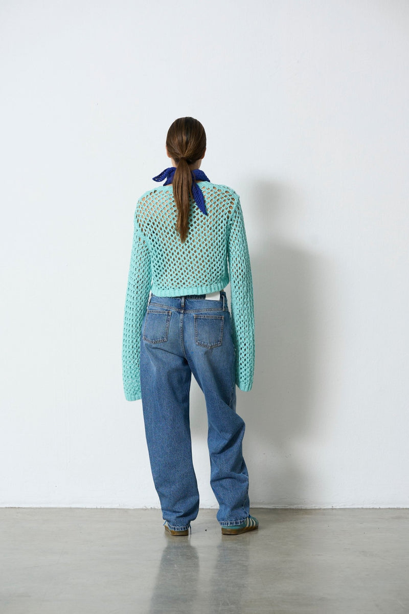 NET PULLOVER - HALFBOY - Knitwear
