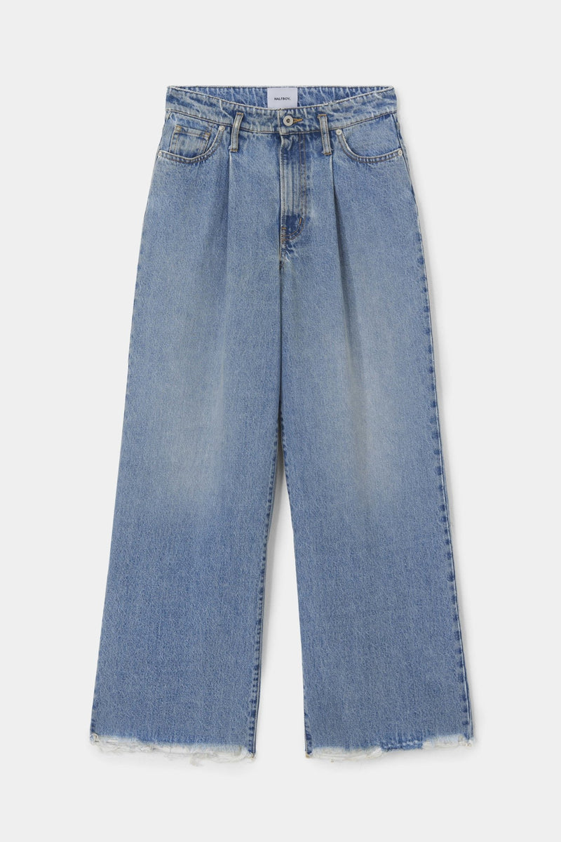 WIDE JEANS - HALFBOY - Jeans